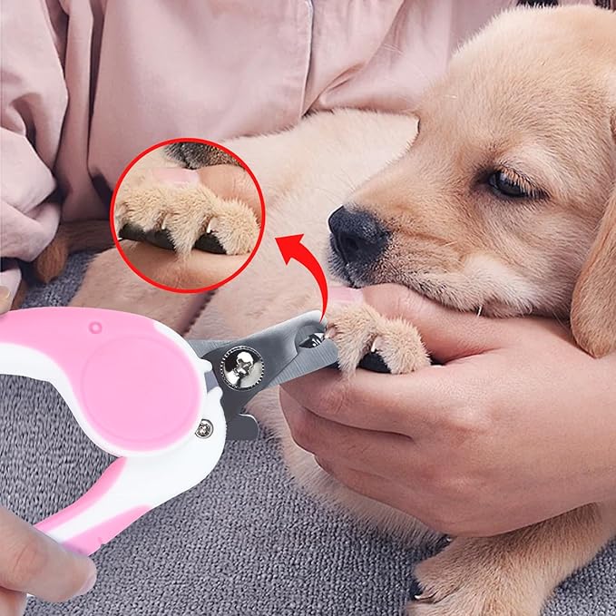 Pet Nail Clippers, Dog Nail Trimmers with Safety Guard to Avoid Excessive Cutting Nails, Dog Grooming Clippers has a Variety of Colors Suitable for Dogs, Cats and Other Petsï¼_inkï¼