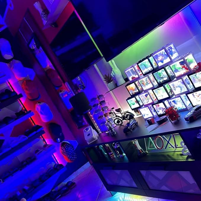 Flylin 4PCs 5V USB Aquarium Light, Smal Decoration LED Lighting Lamp, Aquarium Water Plant Light for Desktop Fish Tank Indoor Water Garden (White)