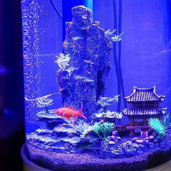 Aquarium Ornament - Classical Resin Castle Decorations, Fish Tank Realistic Details Castle,Eco-Friendly Fish Tank Castle Aquarium Accessories