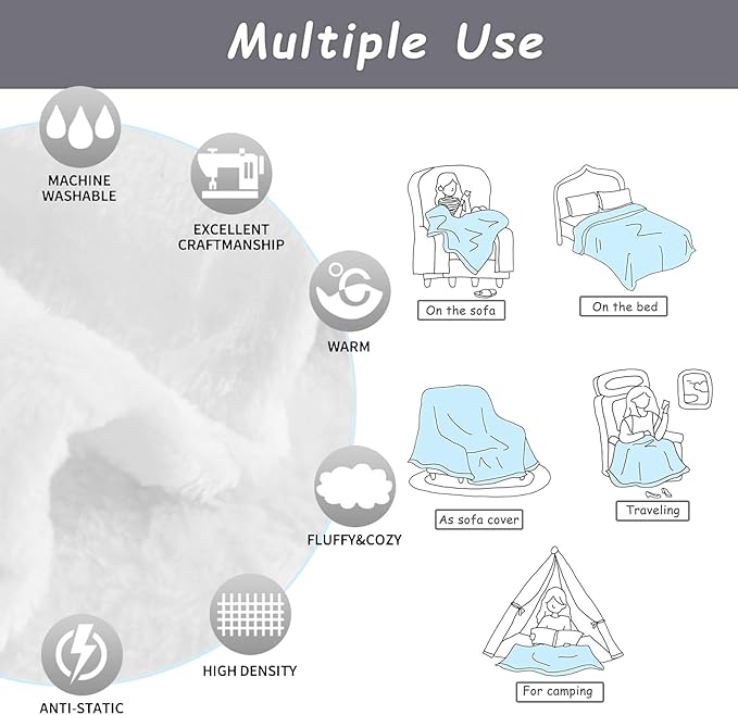 Stacked Cats Blanket Soft Cozy Flannel Throw Blanket, Warm Yet Lightweight Cute Cartoon Kittens Blankets for Travel, Couch, Bed, for Adults Kids Women Girls, Fuzzy Outdoor Comfort Wrap 50"×40"