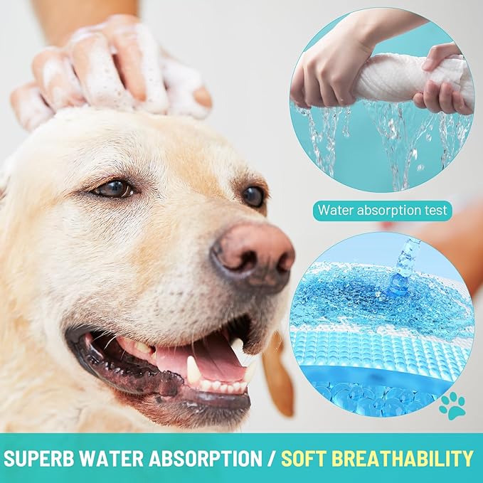 6 Pack Disposable Dog Towel,Soft Large Dog Bath Towels Made of Microfiber for Drying Dogsï¼_ats (6)