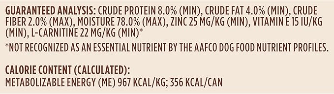 Nutrish Rachael Ray Weight Management Wet Dog Food Premium Paté Real Turkey & Pumpkin Recipe, 13 oz. Can, 12 Count