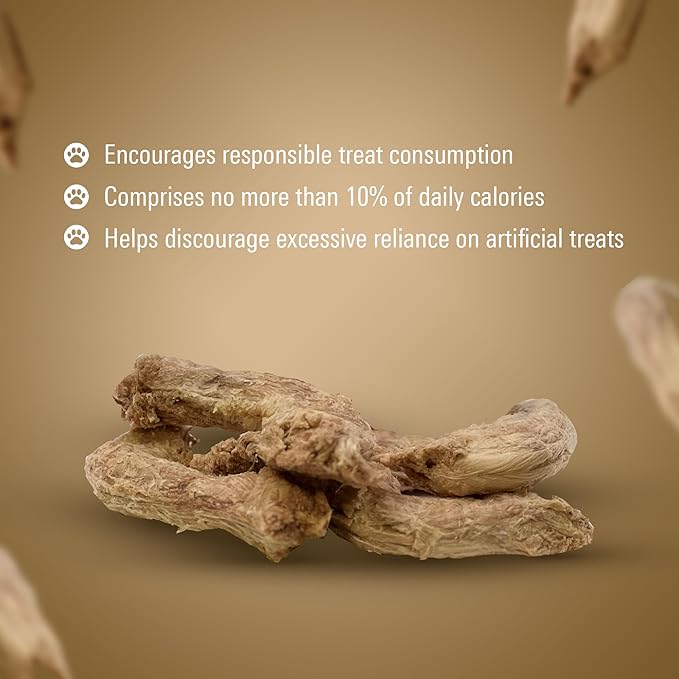 Chicken Neck Treats for Dogs & Cats - Freeze Dried, Healthy & Raw Treats for Pets - Rich in Calcium & Phosphorus - Promotes Healthy Joints, Skin & Fur