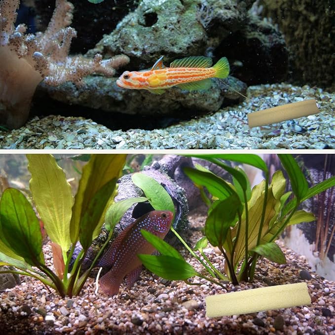 PINVNBY 10 Pcs Long Filter Media for Fish Tank,6.2 Inch Aquarium Ceramic Bio Media Blocks for Freshwater and Saltwater Sump Tank,Aquaculture and Koi Ponds