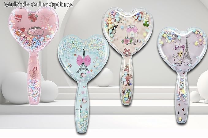 Heart-Shaped Puppy Brush ï¼ Soft Dog Brush - Gentle Grooming Brush for Small Dogs, Perfect for Yorkie, Shih Tzu, Maltipoo ï¼_og Hair Remover Brush (Fluorescent color)