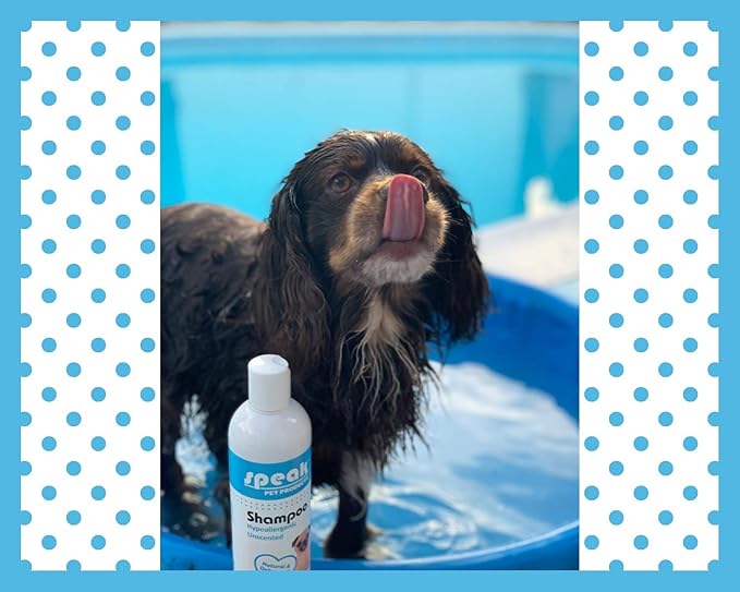 Natural Hypoallergenic Unscented Dog Shampoo with Pump, 17oz