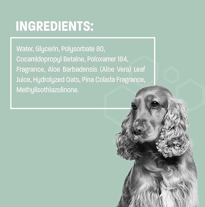 Aloe & Oatmeal Pet Wipes for Cats and Dog Wipes for Paws and Butt - Gentle Cleansing Pet Wipes for Dogs Skin & Coat - Cat and Dog Wipes Cleaning Deodorizing - Pina Colada Scent - 60 ct