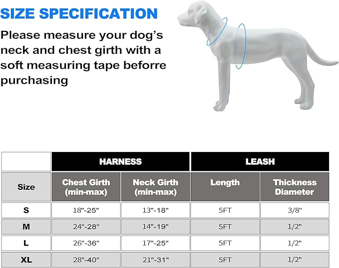 Heavy Duty Tactical Dog Harness for Small Dogs, No Pull Adjustable Pet Harness Reflective Service Training Easy Control Pet Vest Military K9 Working Dog Harnesses- Small, Black