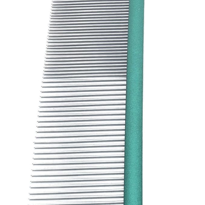 Greyhound Comb For Dogs, Metal Dog Comb Cat Comb For Removing and Knots Dog Combs with Rounded Ends Dog Combs For Grooming Matting Grooming Tool For Long Short Haired Dog