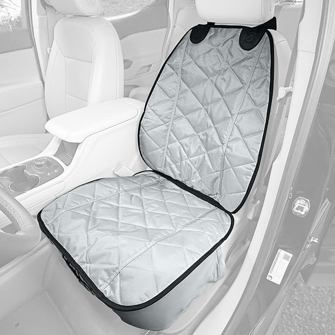 4Knines Front Seat Cover for Dogs - Grey