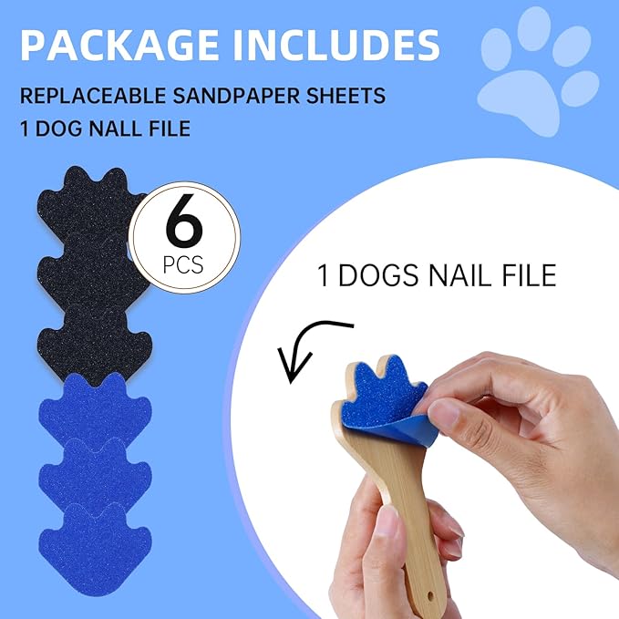 Dog Scratch Board Dog Scratching Pad Multi-Functional Trimming Tool Alternative to Dog Nail Clippers and Dog Nail Grinders Easy Nail Care Handheld