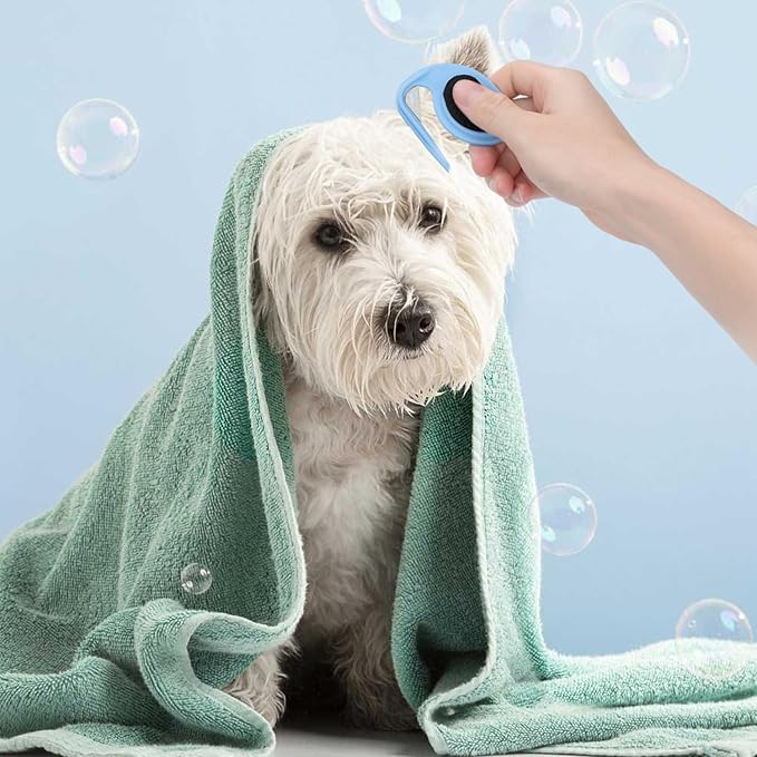 4pcs Pet Knotting Combs, Cat Knotting Detangler Comb with Stainless Steel Blade, Pet Dematting Combs Dog Knotting Blade Comb Hair Grooming Tool for Dogs Kitten Puppy