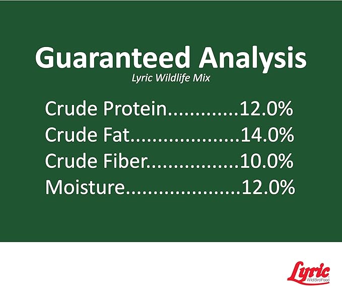 Lyric Wildlife Critter Food for Deer, Squirrels, Turkeys & Rabbits Wild Bird Seed - 10 lb Bag