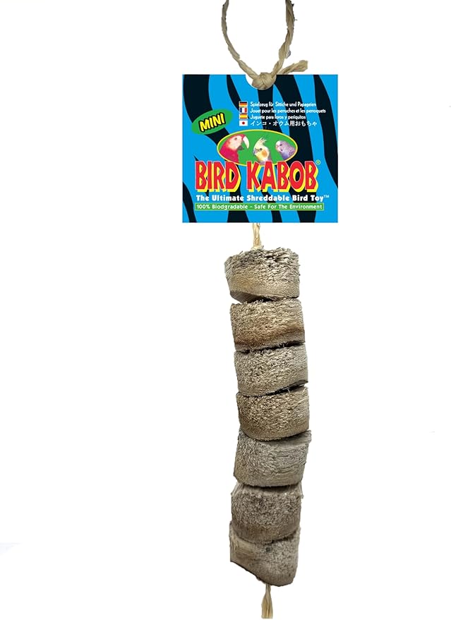 BIRD KABOB Wesco Pet Mini Shreddable Bird Toy