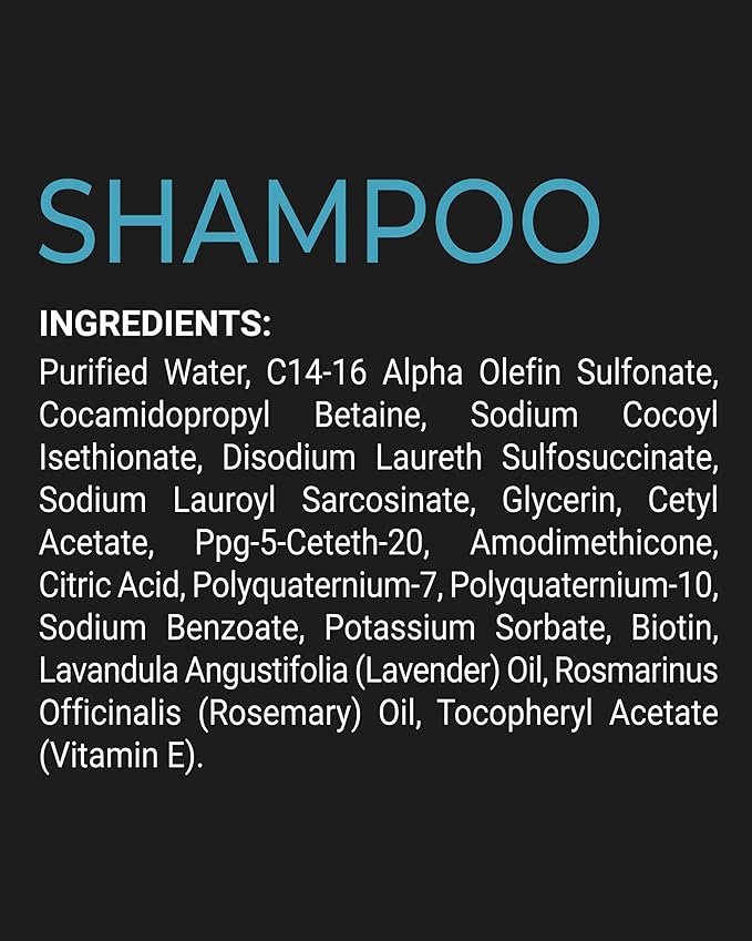 Dog Shampoo for Itchy Skin, Allergies & Odor – Calming Formula with Lavender, Rosemary & Biotin – Moisturizing & Hypoallergenic – Safe for Sensitive Skin & Puppies – 16 fl oz