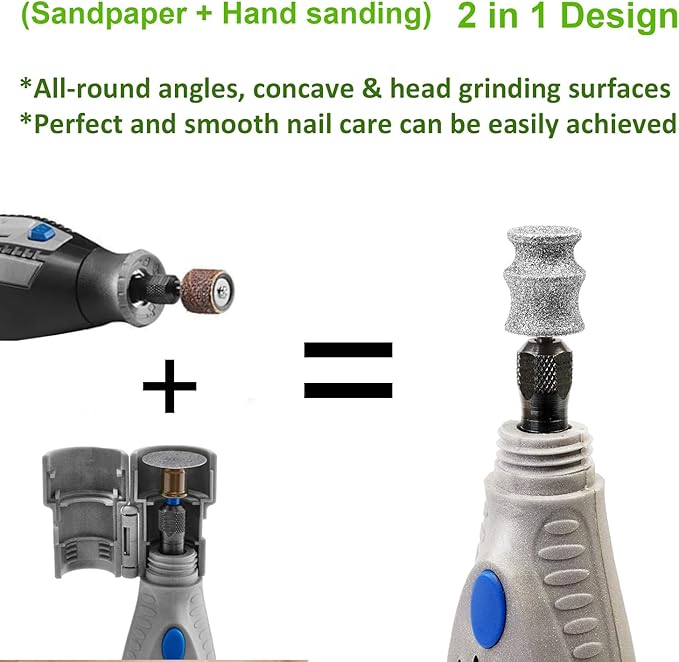 Diamond Nail Grinder for Dremel, Diamond Bits for Dogs, Dog Nail Grinder as Dremel Accessories, Dog Toenail Grinder for Animals Nail Care & Home Grinder Tools