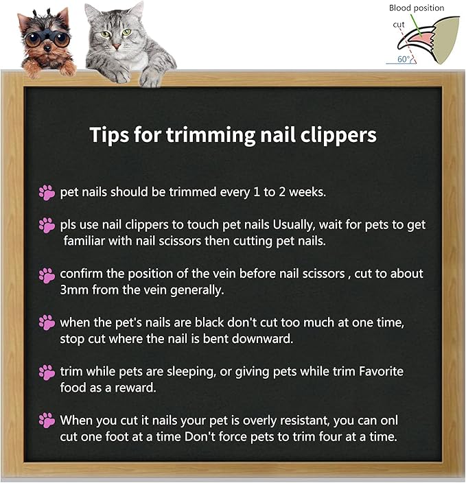 GOESWELL Dog brush for shedding Undercoat Rake for Dogs & Cats - Double Sided Brush for Dematting Comb Grooming Tool kit - Nail Clippers & Nail File (Pink(3 Pack))