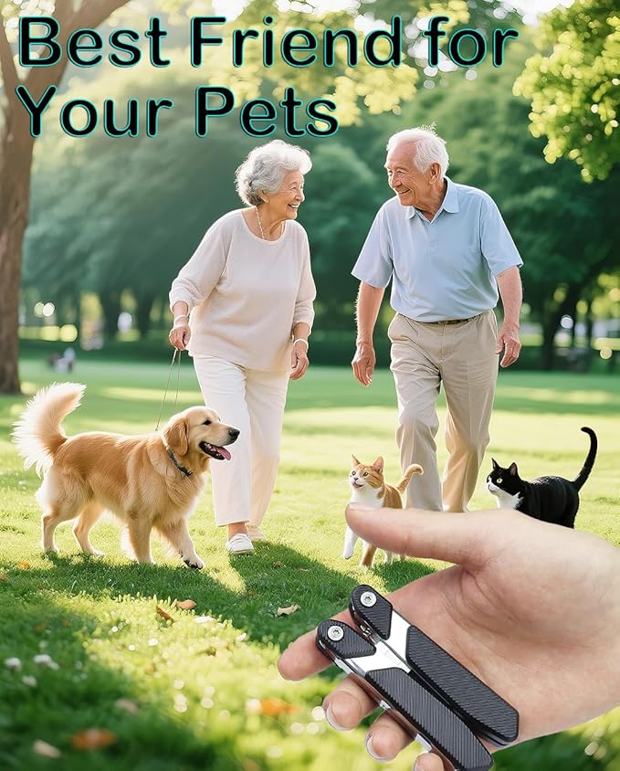 Portable Dog Nail Clippers with Foldable Design Cat Nail Trimmer