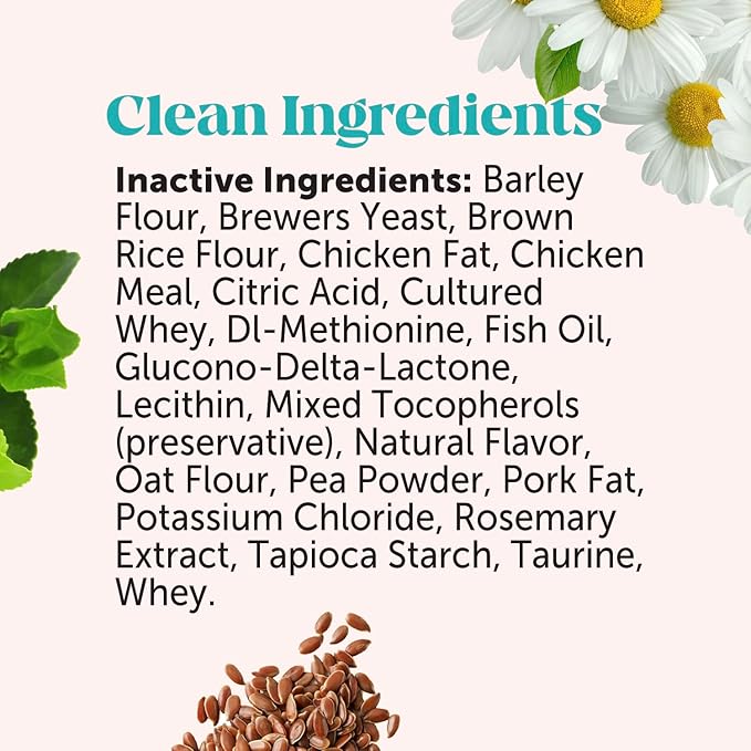 Calming Chews for Cats - Cat Anxiety Relief + Helps Reduce Stress - Behavioral Support & Promotes Relaxation for Travel, Boarding, Vet Visits, Separation Anxiety - Chicken (30-Day Supply)