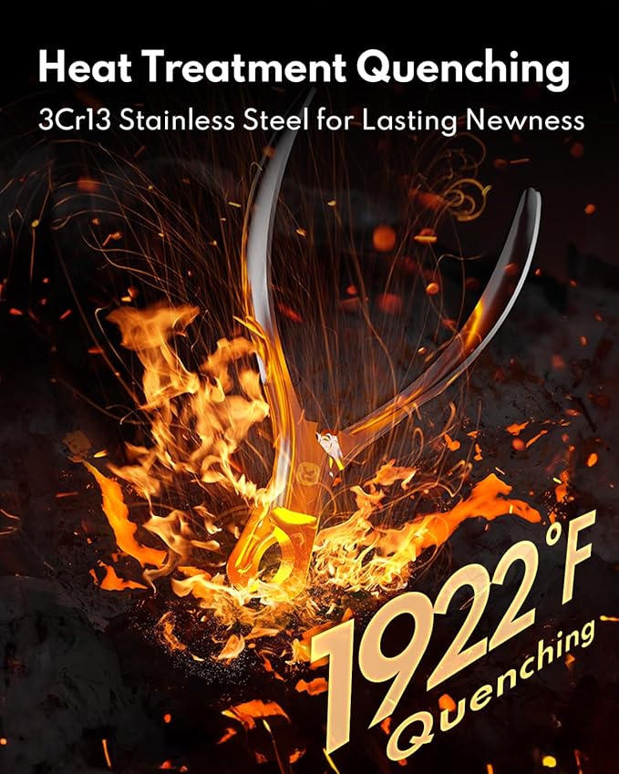 Dog Nail Clippers Sharp, Durable, All Steel Material, Ergonomic Non-Slip Handle, Safe and Comfortable Trimming, Professional Pet Nail Trimmers for All Dogs Cats