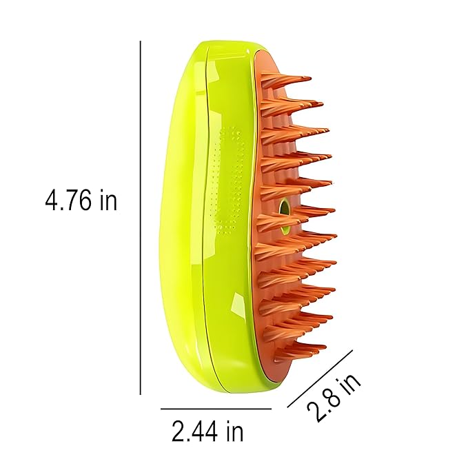 Cat Steam Brush For Shedding, Grooming Tool for Cats and Dogs with Steam Function, Massage, and Shedding Hair Removal - Ideal for Pets, Featuring Weighted Blanket Technology, Hair Brush, 3 in 1