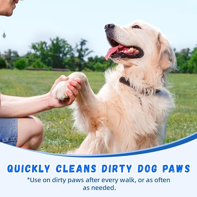 Dog Paw Care Kit- Dog Paw Cleaner for Dogs Large Medium Small XL Breed Balm for Heals - Repairs & Restores Dry - Cracked Paws & Nose Protector for Pet Foot Washer