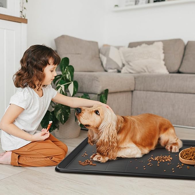35.4" Dog Crate Tray Replacement fit for Metal Dog Cage Plastic Bottom Pans Cat Rabbit Ferret Critter