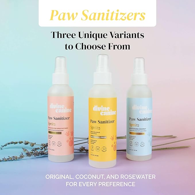 Dog Paw Cleaner - 5.1 Fl Oz of Alcohol Free Paw Cleansing Spray - Made with Coconut, Aloe, Copaiba Oil, and Lemongrass Oil to Nourish and Clean Paws - Made in The USA