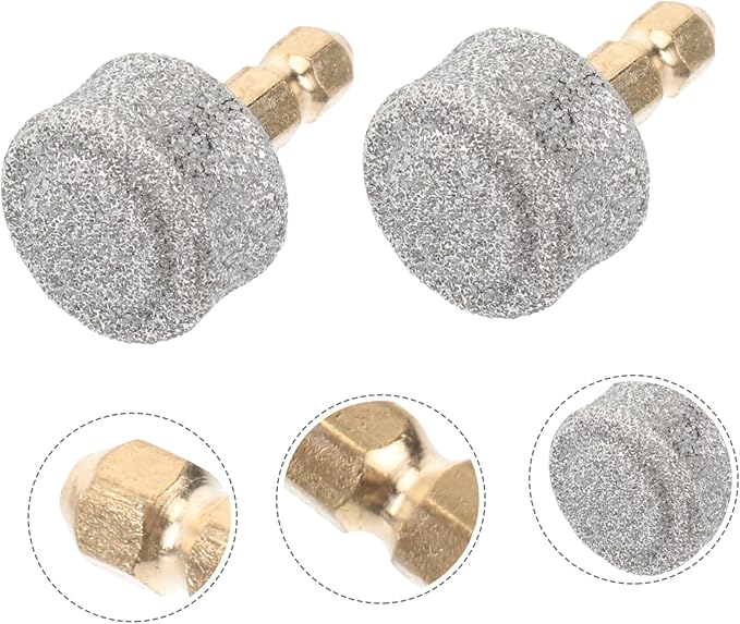 2-Pack Nail Replacement-Dog Nail Replacement Tips-Professional Spare Grinding Head for Dog Electric Claw Nail Grooming Tool