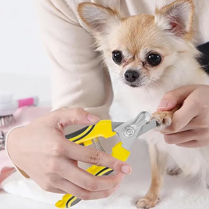 Diamond Dremel Dog Nail Grinder Attachment & Dog & Cat Pets Nail Clippers and Trimmers, Dremel Accessories & Dog Nail Trimmers with Safety Lock to Avoid Over Cutting, Grooming Tool for Pets