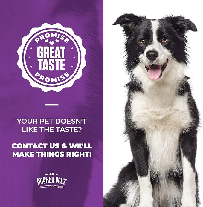 Mighty Petz MAX Dog Multivitamin - Senior & Adult Dog Vitamins 10 in 1 Complete Support for Joints, Immunity, Mobility, Gut, Energy, Skin Health, Pet Multivitamin Daily Chewable Supplement