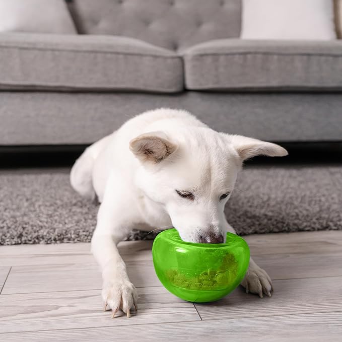 Outward Hound by Planet Dog Snoop Interactive Treat Dispensing Dog Toy, Large, Green