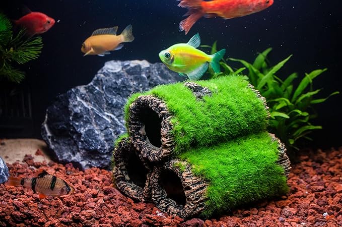 Fish Tank Decorations Aquarium Décor Resin Artificial Tree Trunk Root (C)