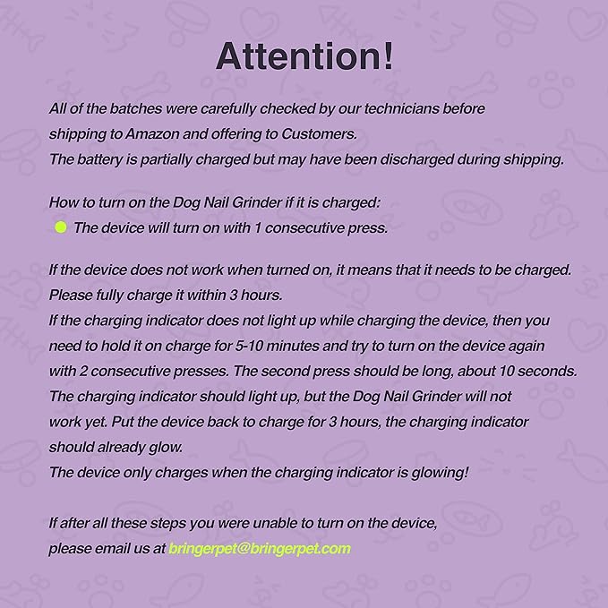 Dog Nail Grinder (Blue)