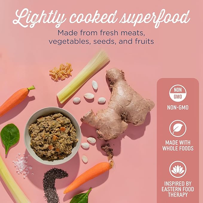 Side by Side Chicken & Lamb | Beef & Salmon Stew - Wet Dog Food & Dog Food Topper for All Breeds - Made with Nutrients & Whole Raw Ingredients - No Artificial Additives or Fillers (12.5 oz, 4-Pack)