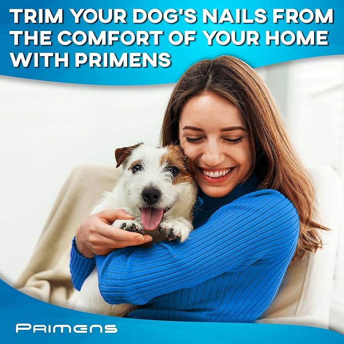Primens Professional Dog Nail Grinder Replacement Head (Pack of 3 Bits) - Diamond Replaceable Tip for Pet Claw Grooming, Spare Grinding Wheel for Large, Medium & Small Dogs