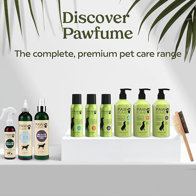 PAWFUME 2-in-1 Pet Brush Dog Hair Brush Cat Hair Brush Dog Grooming Brush Cat Grooming Brush Soft Dog Brush for Long Haired Dogs Soft Cat Brush for Long Haired Cats Short Hair Dog Brush