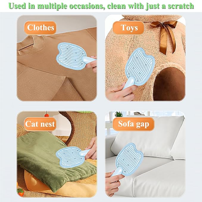 Soft Dog Brush for Small Dogs and Cat Brush for Shedding Dog Brush Hair Cleaning Comb