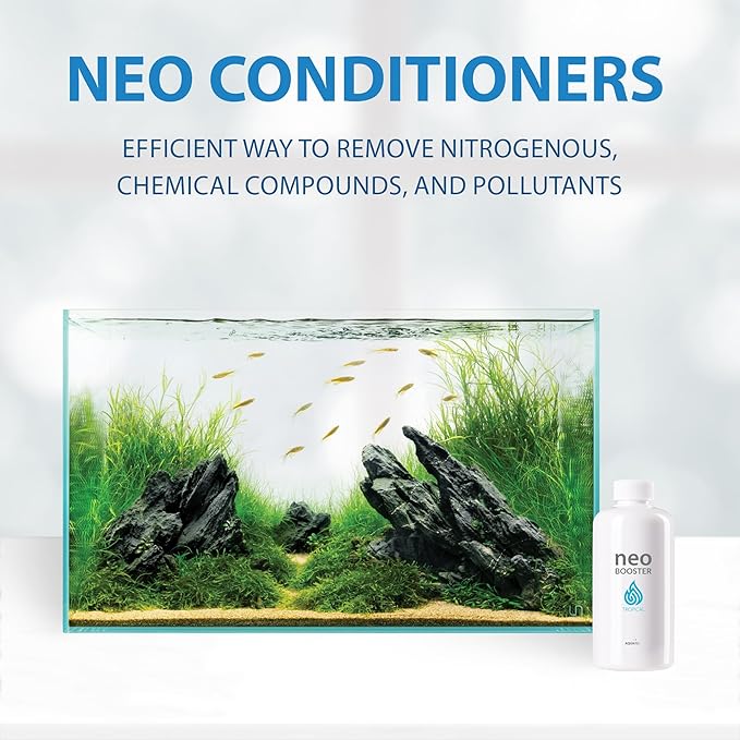 Neo Booster Tropical - Rapid Pollutant Removal, Shortens Filtration Cycle, Ideal for Planted Aquariums, All-in-One Aquarium Water Conditioner - Water Conditioner for Aquarium Tank - 1000ml