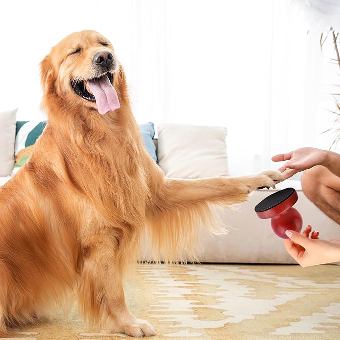 Dog Nail File Dog Scratch Board for Nails Wooden Handicraft Cat Dog Nail Scratch Pad with 4 Pcs Replaceable Sandpaper Dog Trainning Accessories Stress Free Nail Filing for Dogs(Chocolate)