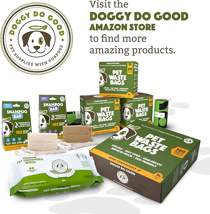 Doggy Do Good Sensitive Shampoo Bar Itchy Skin Relief, Oatmeal & Honey Dog Soap for Allergies and Itching, All Natural Dog Shampoo, Hypoallergenic, Equals 30 oz Shampoo