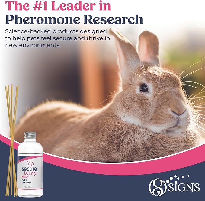 SecureBunny Pheromone Home Stick Diffuser Refill, Provides 30 More Days of Natural Support for an Environment of Calm and Well-Being. Helping Relieve Any Feeling of Anxiety and Stress