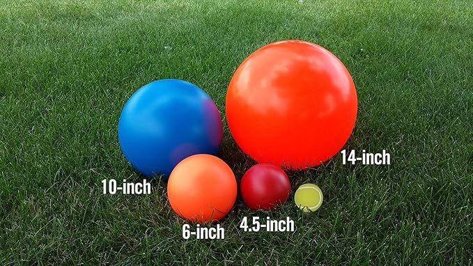 Doggie Dooley B00CIT99BC Virtually Indestructible Best Ball (hard plastic, colors may vary), All Breed Sizes , 14 inch