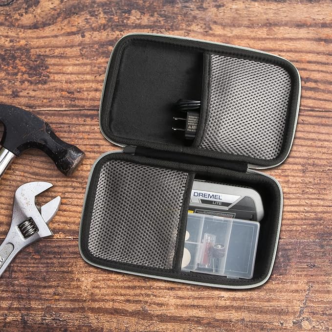 Aenllosi Hard Carrying Case Compatible With Dremel Lite 7760 N/10 4V Li-Ion Cordless Rotary Tool