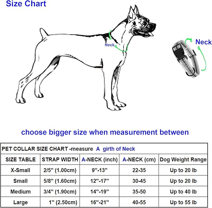 Mile High Life Dog Collar | Cute Puppy Collars | Lightweight Girl Dog Collar | Soft Boy Dog Collars | w Geometric Ocean Wavy Pattern (Blue/White Plaid, Medium)