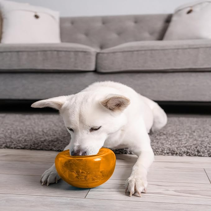 Outward Hound by Planet Dog Snoop Interactive Treat Dispensing Dog Toy, Large, Orange