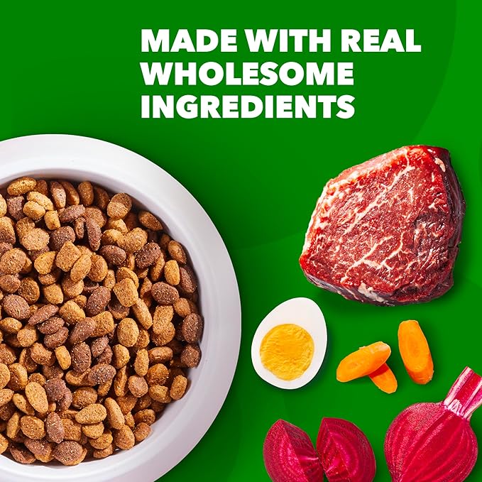 IAMS Proactive Health Adult Dry Dog Food Beef and Rice Recipe, 30 lb. Bag