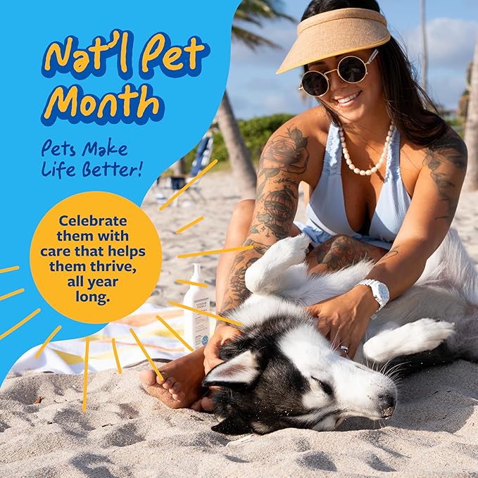 Veterinary Formula Clinical Care Hot Spot & Itch Relief Medicated Shampoo for Dogs and Cats 16oz Helps Alleviate Sensitive Skin, Scratching, and Licking of Coat