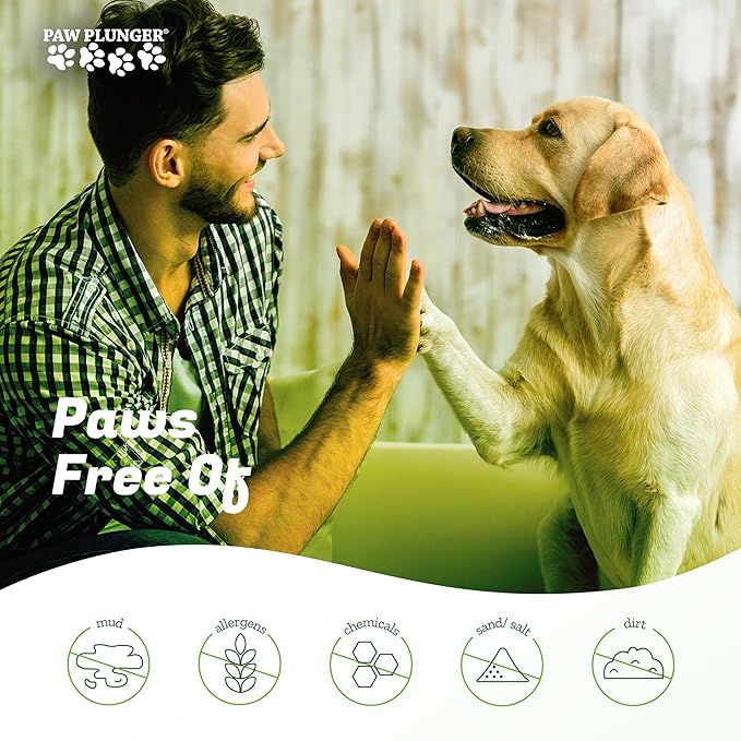 Dog Paw Cleaner - Puppy Essentials - Portable Dirty Paw Washer - Ideal for Large Dogs - Black