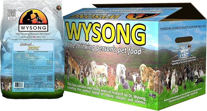Wysong Optimal Senior - Senior Canine Formula Dog Food, Four- 5 Pound Bags